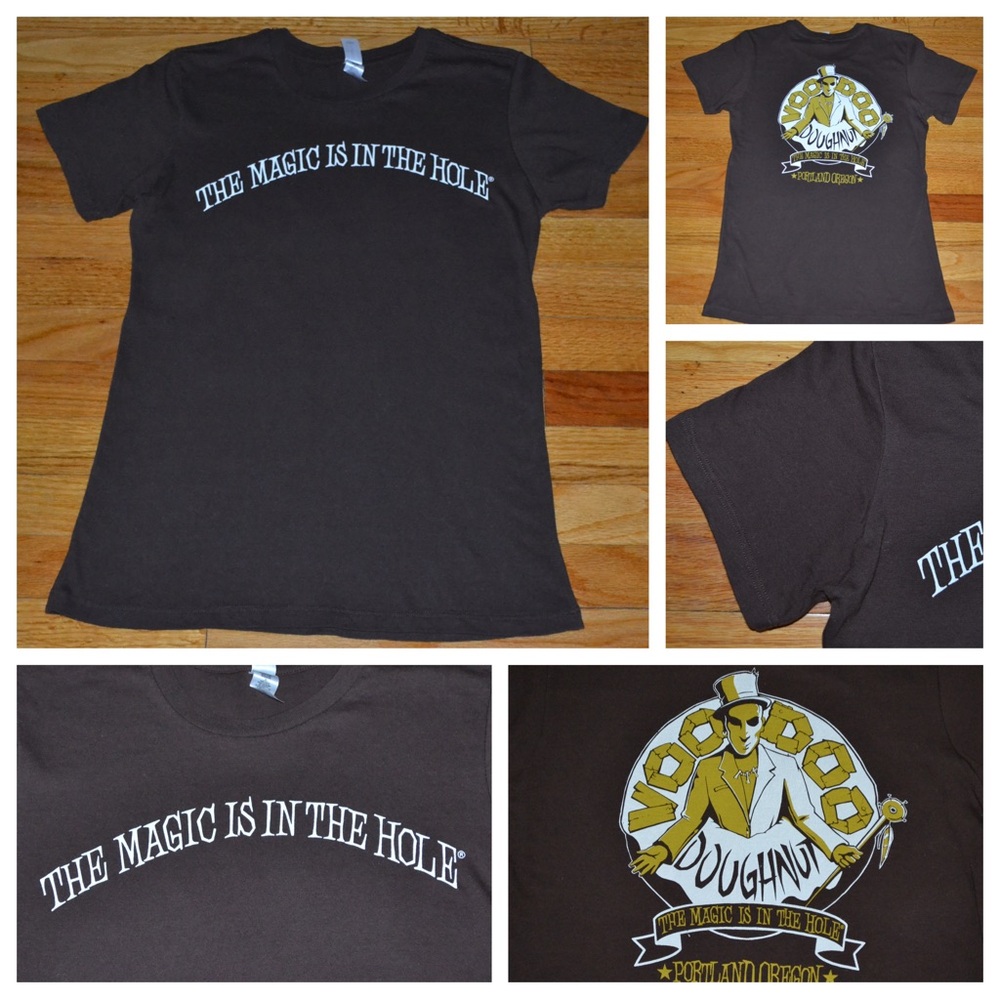 Women’s Voodoo Doughnut t-shirt, size M